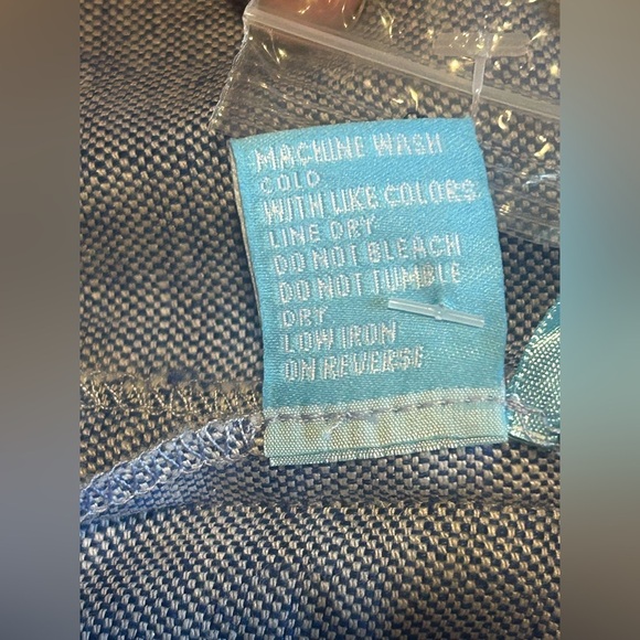 NWOT J McLaughlin Leah Linen-Blend Midi Dress. Chambray women’s size 4 side zip - Picture 12 of 13